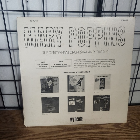 Vintage 1964 Mary Poppins: The Cheltenham Orchestra And Chorus Vinyl LP - Picture 3 of 4